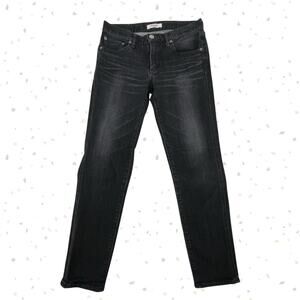 Moussy Vintage Black Skinny Jeans Classic Grunge Style Dark Denim MVS Size 27